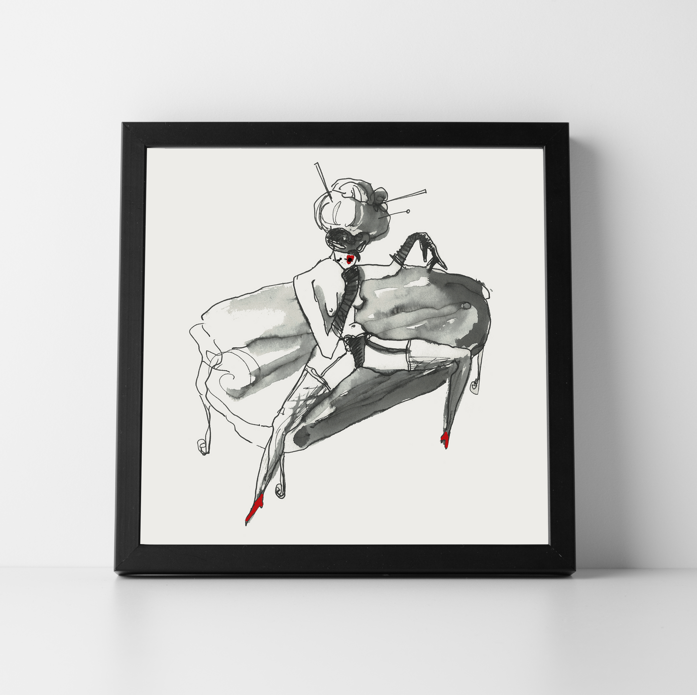 Sitting Pretty Art Print