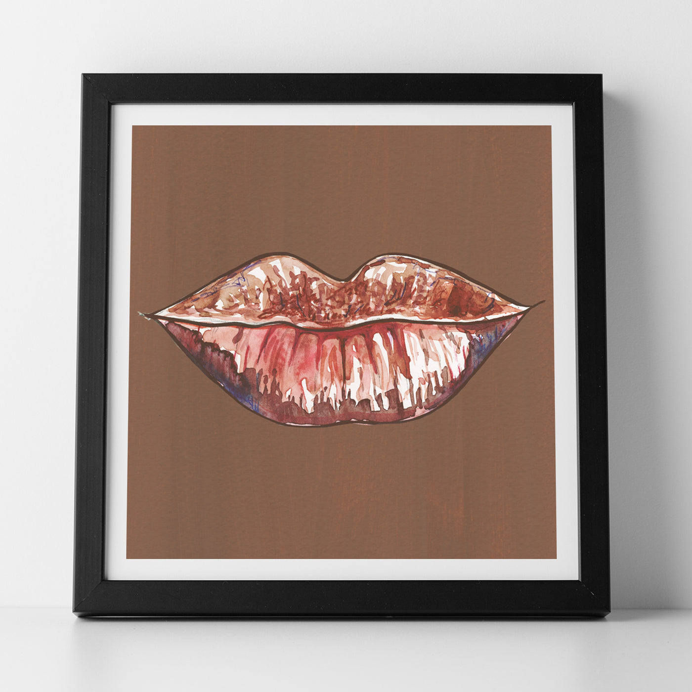 100 Women Lips Print - No.108 - Suzy