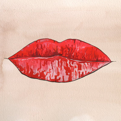 100 Women Lips Print - No.11 - Gretta