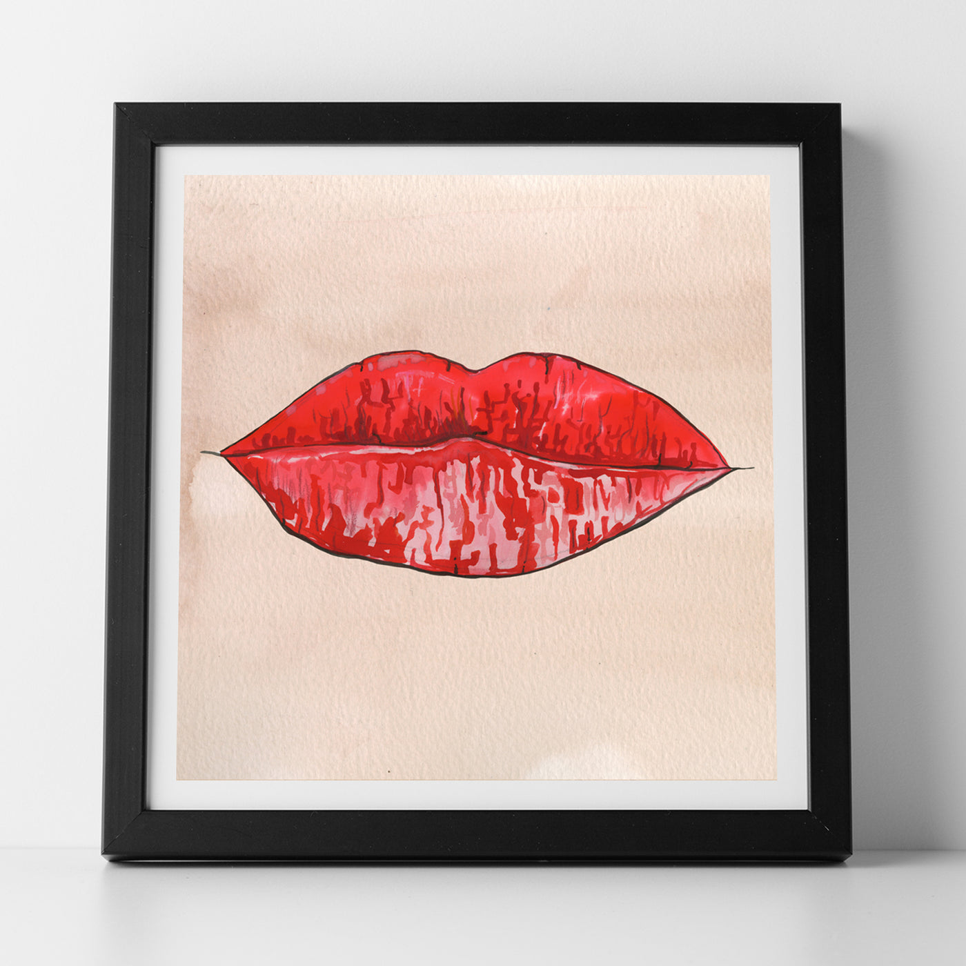 100 Women Lips Print - No.11 - Gretta