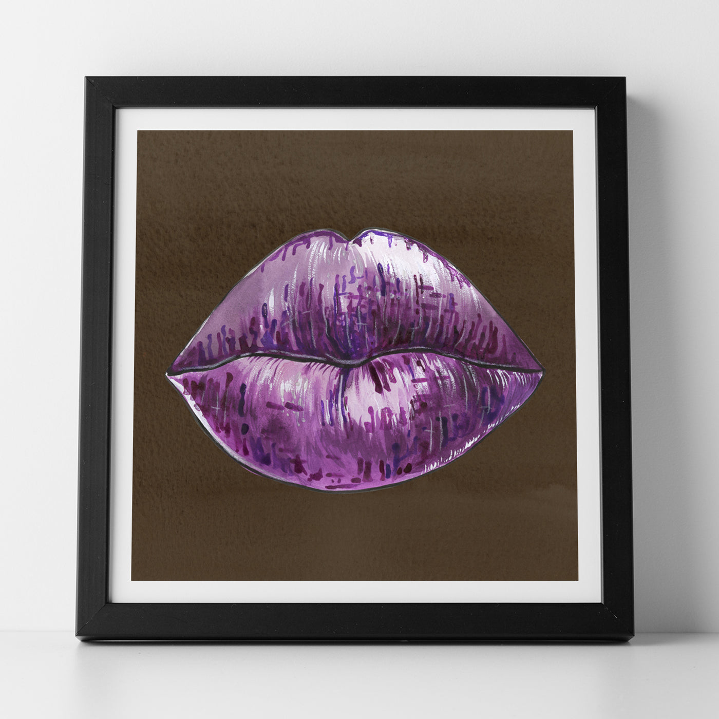 100 Women Lips Print - No.22 - Rosetta