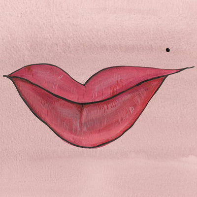 100 Women Lips Print - No.38 - Deborah