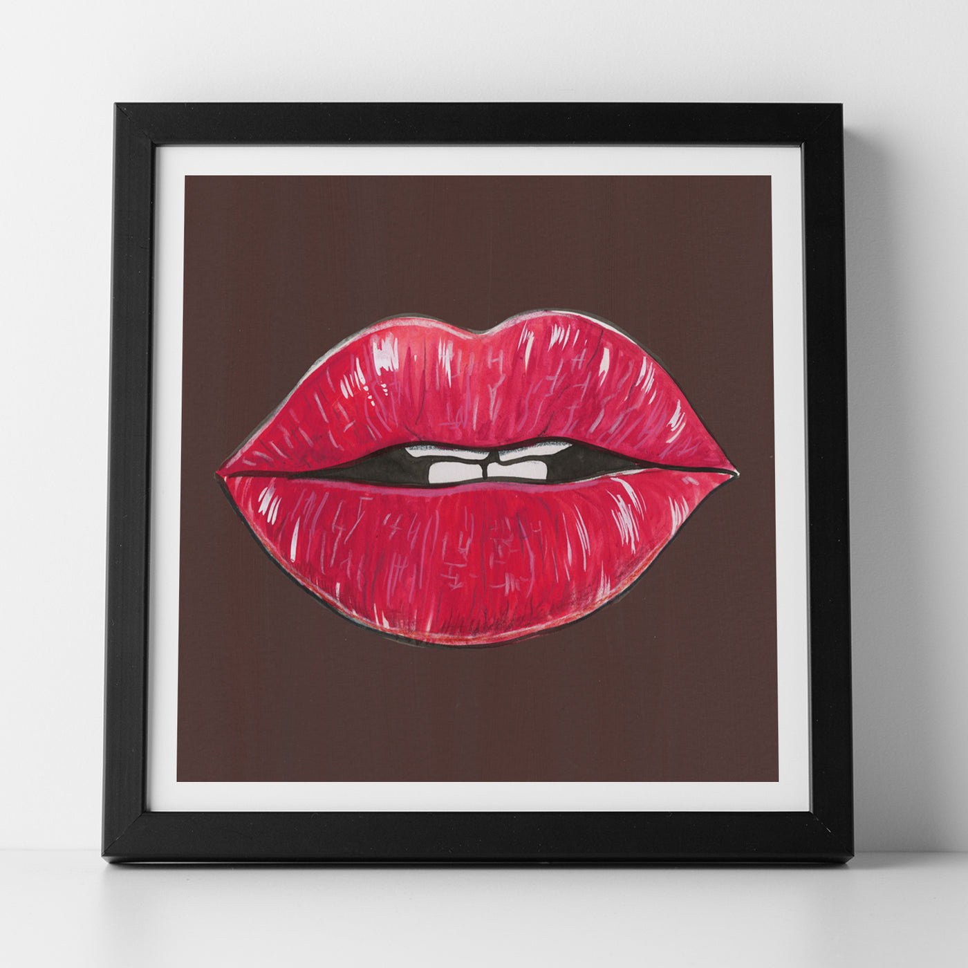 100 Women Lips Print - No.68 - Yvonne