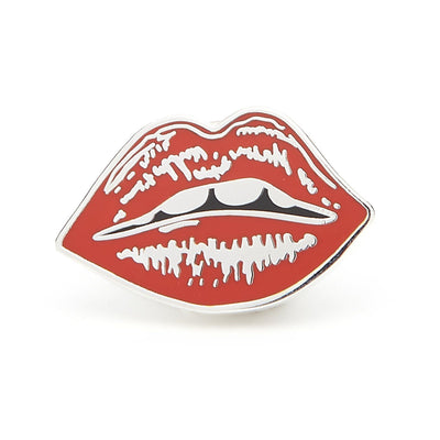 Enamel Lips Pin