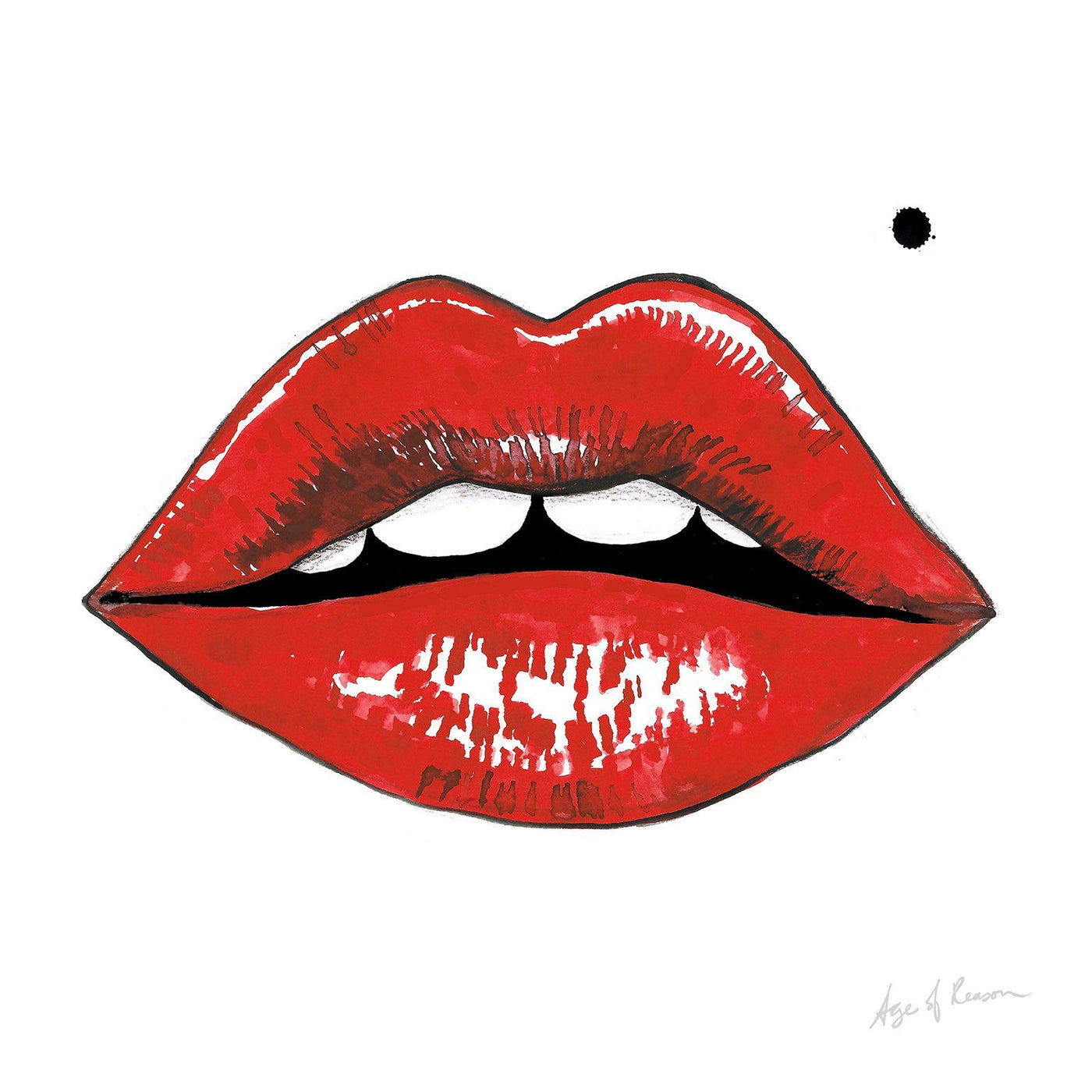 Marilyn Lips Art Print